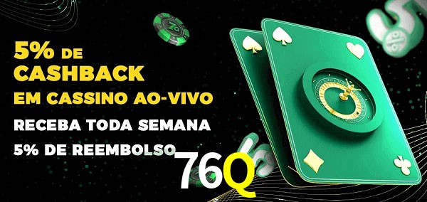 Promoções do cassino ao Vivo 76Q